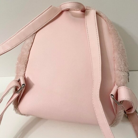 Loungefly Sanrio My Melody Fuzzy Mini Backpack Bag Flaws - Picture 6 of 16